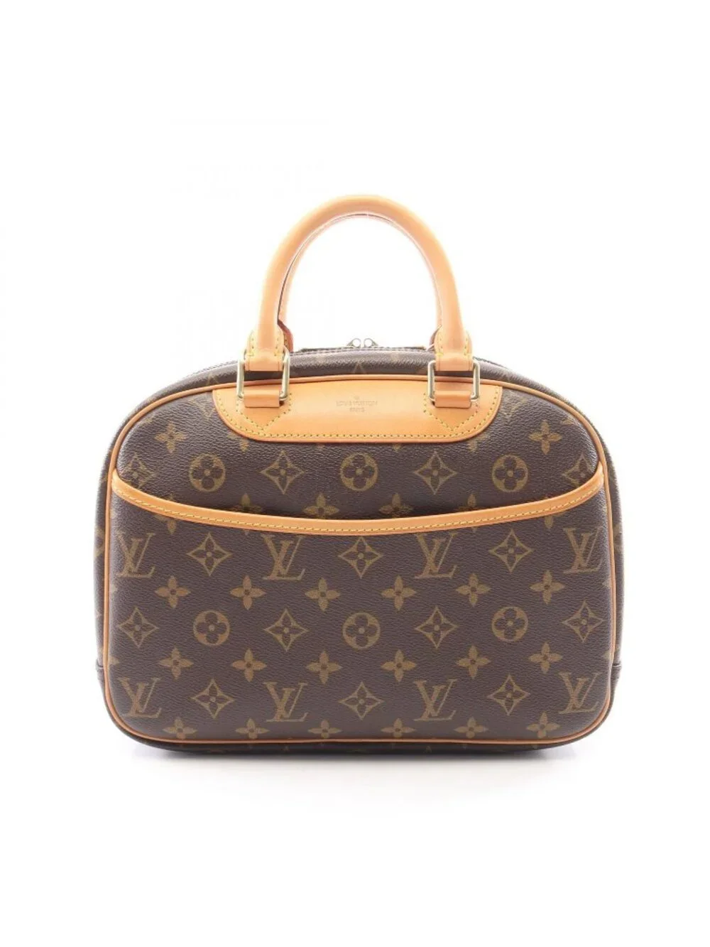 Louis Vuitton Handbag Trouville Monogram Canvas Leather